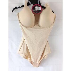 Maidenform Flexees Ultra Firm Bodyshaper Bra 3XL Nude NWT Shapewear Slimming